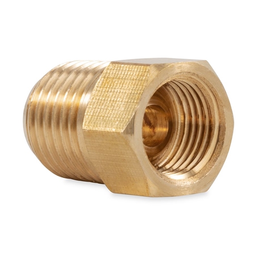 1.02 Length Brass Midland 12-049 Brass Inverted Flare Male Adapter 3/8 Inverted Flare x 3/8 Male NPTF Male 0.75 Hex 3/8 Inverted Flare x 3/8 Male NPTF