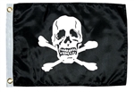 Taylor Made 1818 Pira-Tude Jolly Roger Novelty Flag - 12" x 18"