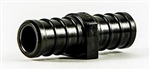 Elkhart Supply 29840 EcoPoly Fresh Water Straight Coupler Fitting - 1/2 PEX - Black