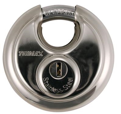 Trimax TRP170 2.75" Round Padlock With 0.39" Shackle