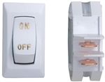Valterra Labeled 12V On/Off Switch White/Gold - 3 Pack