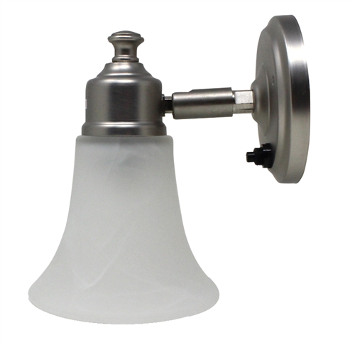 LaSalle 410135501401RT Brushed Nickel RV Sconce Lamp