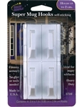 Magic Mounts 3710 Self Sticking Super Mug Hooks - 4 Pack