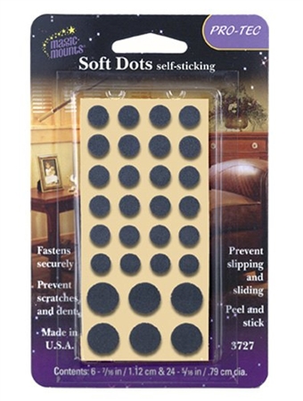 Magic Mounts 3727 Self-Sticking Soft Dots - 30 Pack