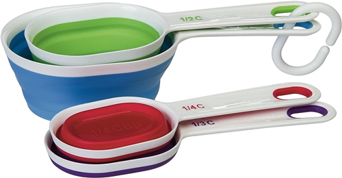 Farberware Color Measuring Cup Set with Easy Read Standard Measurements,  Multicolored