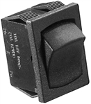 RV Designer S441 10A DC SPST Mon-On/Off Rocker Switch - Black