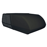 Coleman Mach 8335A5291 black replacement AC shroud for 7000, 8000, and 4800 series RV rooftop air conditioners, top view showing vent louvers