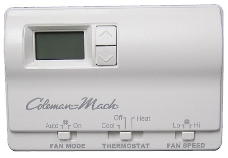Coleman Mach  6536A3351 Digital 2 Stage Air Conditioner/Gas Furnace RV Wall Thermostat
