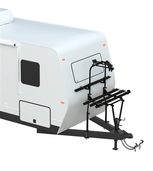 Arvika 7004AFFB3 Travel Trailer A-Frame Bike Rack Kit, 4 Bikes, 2.25" to 3.25" Tire Width