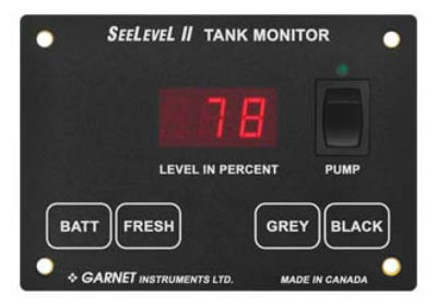 Garnet 709-RVC-PM SeeLevel II Tank Monitor with Alarm - Monitor Only