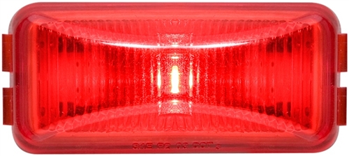 Optronics AL90RBP Fleet Count Mini LED Side Marker Light Replacement Lens - Red