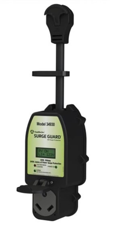Surge Guard 34930 30-Amp Full Protection Portable Surge Protector with LCD Display