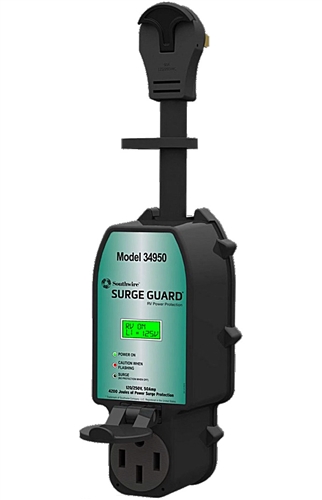 Surge Guard 34950 50-Amp Full Protection Portable Surge Protector with LCD Display