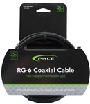Pace International 135-025 RG6 Coaxial Cable - 25'