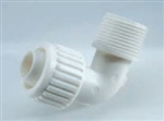 Elkhart Supply Flair-It RV Fresh Water Coupler 1/2" PEX x 3/8" MPT, 90 Degree Elbow