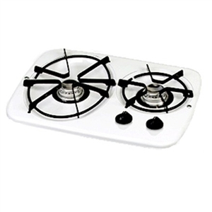 Atwood 56492 White 2 Burner Wedgewood Vision Drop-In Cooktop