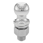 Curt 2" Trailer Hitch Ball, 1-1/4" Shank Dia, 2-5/8" Shank Length, 10,000 Lbs