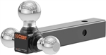 Curt 45001 Chrome Multi-Ball 2" Hitch Mount With 8-1/2" Hollow Shank