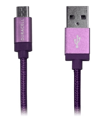 ESI LE2177 Sync-And-Charge USB To Micro USB Cable - 3 Ft - Purple