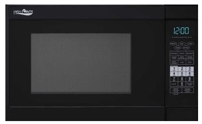 High Pointe EC028BMR-B Microwave Oven With Grill And Turn Table
