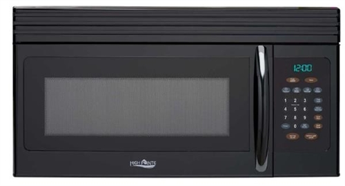 High Pointe EM044KIW-B Over The Range Microwave Oven - Black