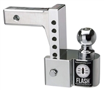 Fastway 48-00-8600 FLASH Integrated Scale Ball Mount With 2" And 2-5/16" Balls - 6" Drop - 10,000 Lbs