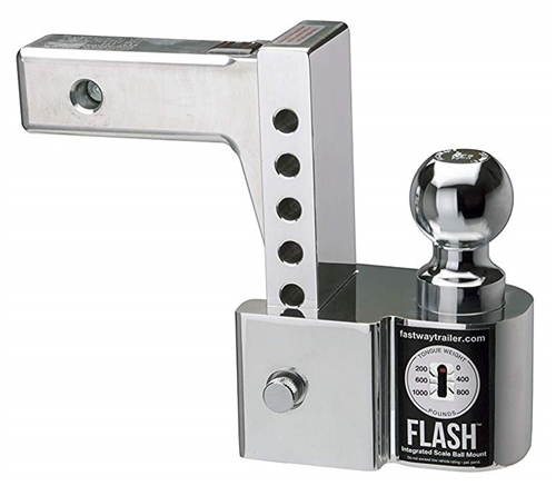 Fastway 48-00-8600 FLASH Integrated Scale Ball Mount With 2" And 2-5/16" Balls - 6" Drop - 10,000 Lbs