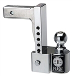 Fastway 48-00-8800 FLASH Integrated Scale Ball Mount With 2" And 2-5/16" Balls - 8" Drop - 10,000 Lbs