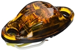 Valterra Dragon's Eye White LED Clearance/Side Marker Light, Amber Lens