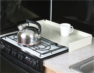 Camco 43557 Stove Top Cover - White