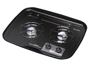 Suburban Flush Mount Glass Cover for 2 Burner, Drop-In Cooktop