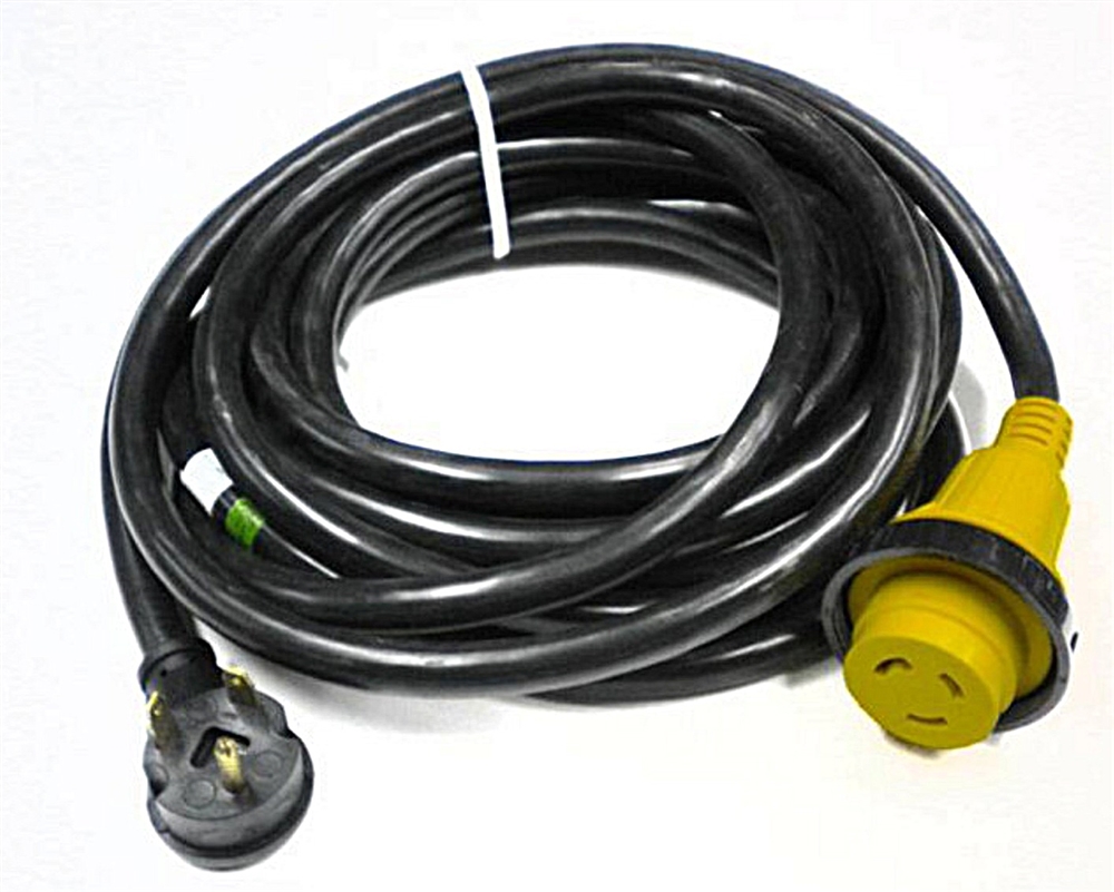 RPZ RC12＋ INTEC CONNECTOR (Mサイズ)＋DLX 中古品 RV Pigtails 72531-25 30 Amp Extension Cord with 30 Amp Marinco End 25'