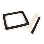 Camco 25071 Universal RV Air Conditioner Roof Gasket Seal 14 x 14 Inch with Leveling Pads