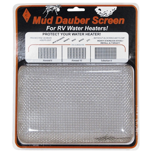 JCJ W-100 Mud Dauber Screen For Atwood 6 & 10 Gallon Water Heaters