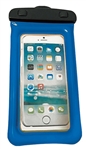 Wow Sports 18-5020B Waterproof Phone Holder - 5" x 8" - Blue
