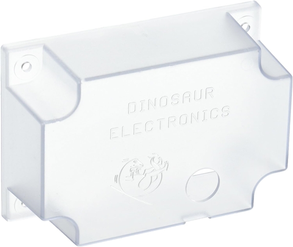 Dinosaur Electronics 80-8642 large clear fire-retardant ABS replacement ignitor board cover for 3.5 x 5.10 inch universal RV ignitor boards