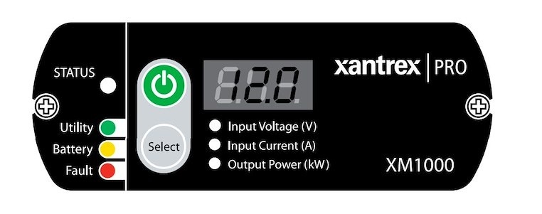 Xantrex 808-7122 Remote Control Panel for PRO XM1000 1000W Inverter
