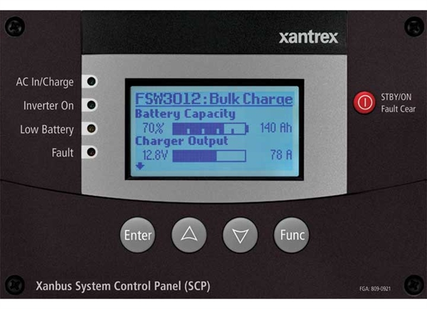 Xantrex 809-0921 Freedom SW Xanbus System Control Panel for Freedom SW 2012/3012
