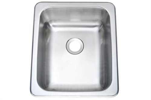 Pure Liberty Manufacturing PLM-1513-304-22 Stainless Steel Sink - 15" x 13"