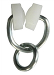JR Products 81165 Type B Wheeled Curtain Carrier with Ring, 14-Pack