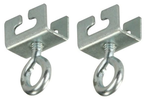 JR Products 81195 Type B Curtain Track End Stop, 2-Pack