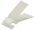 JR Products 81255 Elastic Sew-In Curtain Carrier, Type C, 14-Pack - Airstream RV Curtain Track Glide