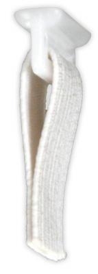 JR Products 81275 Elastic Sew-In Curtain Carrier, Type C, 14-Pack - RV Curtain Track Glide