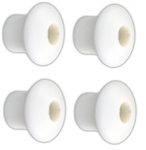 JR Products 81815 RV Blind Knob, White, 4-Pack - Replacement Shade Lift Knob for RV Day/Night Blinds