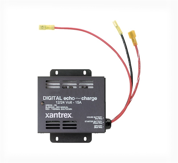 Xantrex 82-0123-01 Link Echo Charge Auxiliary Battery Charger, 12V/24V, 15A