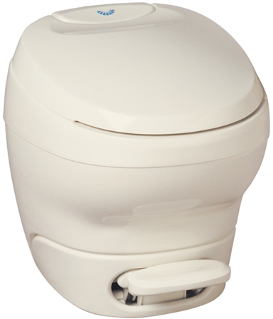 Thetford 31119 Bravura Toilet Low Profile Without Water Saver - Parchment