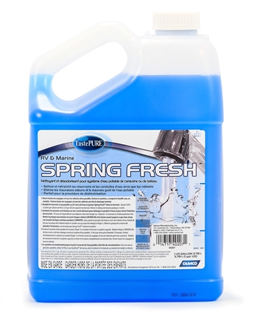 Camco 40207 TastePURE Spring Fresh Water Cleaner & Deodorizer - 1 Gallon
