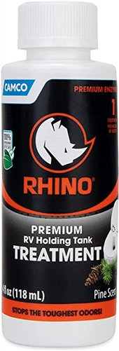 Camco 41515 Rhino RV Premium Enzyme Holding Tank Treatment - 4 Oz