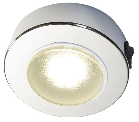 FriLight Sun 3-Way Dimmable LED Light With White Trim & Switch - 197/129/65 Lumens - Warm White