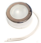 FriLight Star Dual-Color LED Ceiling Light With Chrome Trim - 3 Blue, 6 Warm White